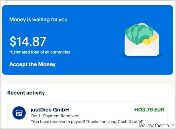 Cash Giraffe Review: Our Actual Earnings from Playing Games
